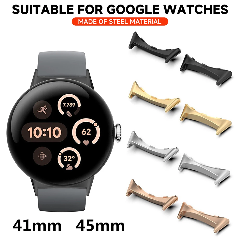 Smartwatch Straps & Accessories - 2pcs Watch Strap Connector Adapter For