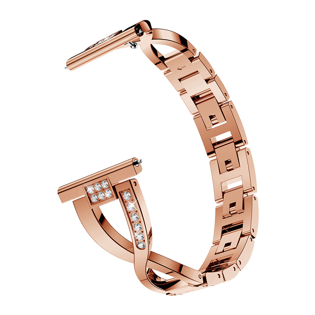Smartwatch Accessories Shop - 1Pcs X-Shaped Rhinestones Strap Zinc Alloy