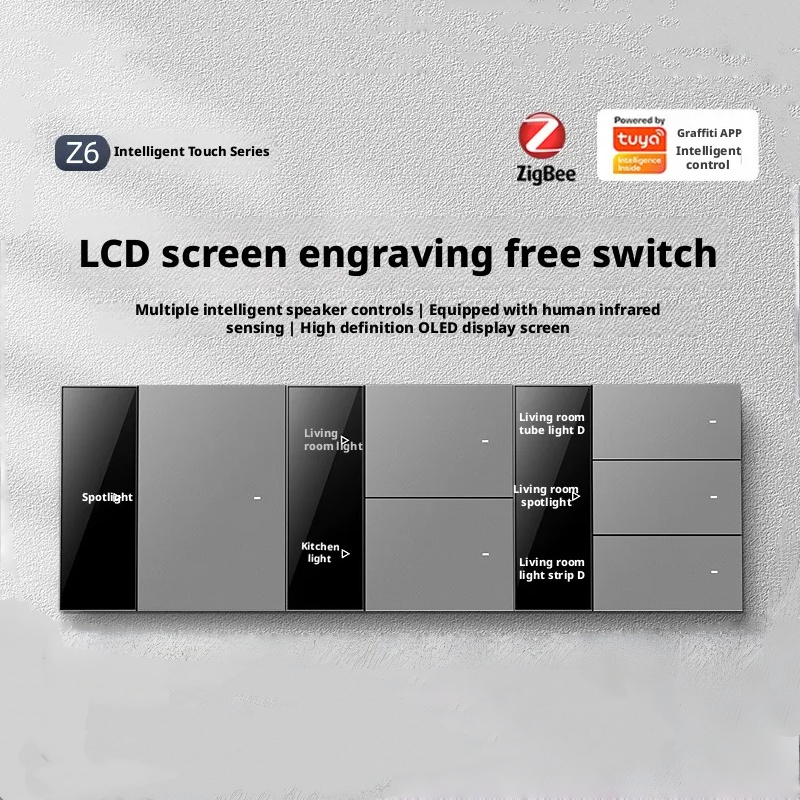 Smart Accessories - Tuya App Intelligent Control Switch Zigbee