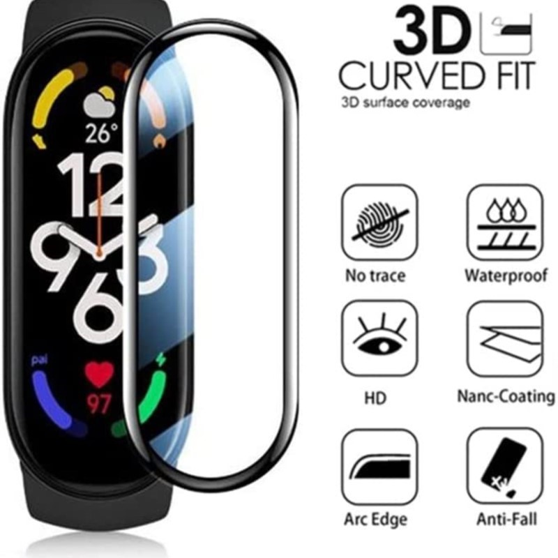Smartwatch Straps & Accessories - 3D Full Screen Protector For Xiaomi
