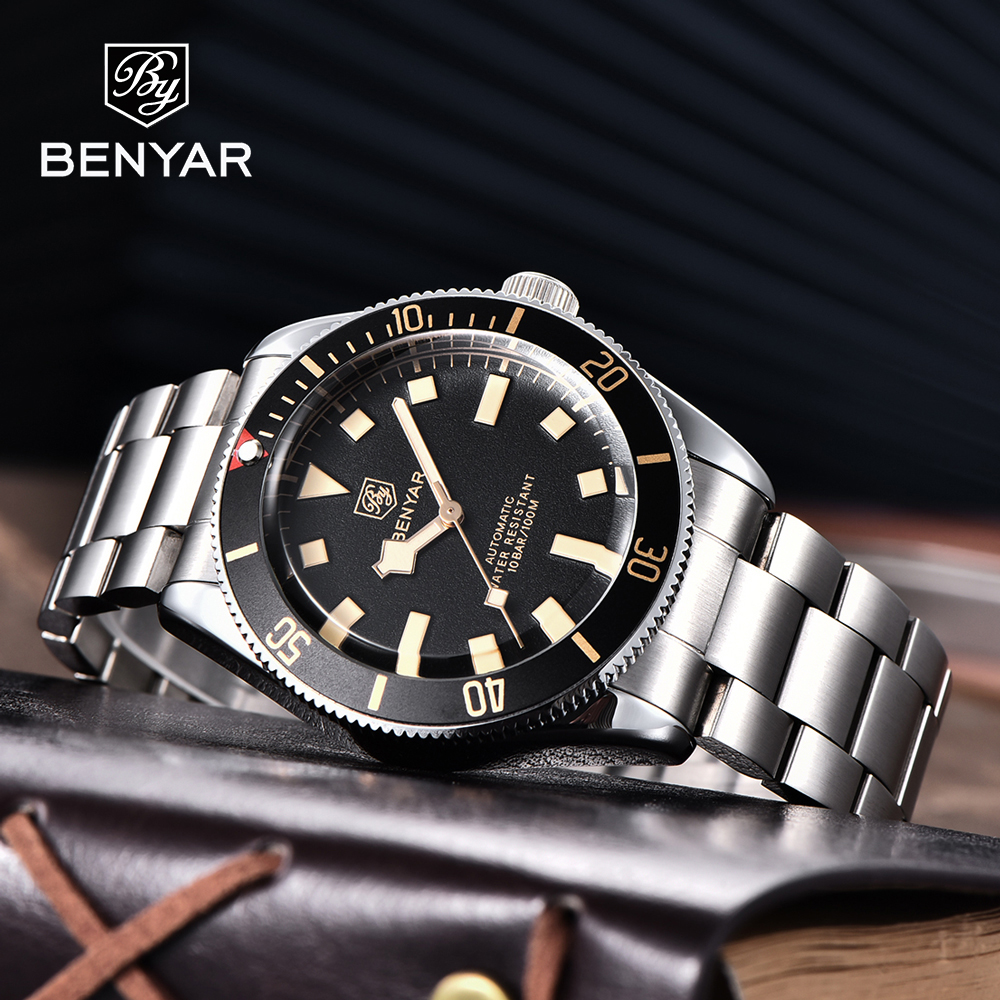 Accessories With Watch - 2025 New BENYAR Automatic Watches Men's