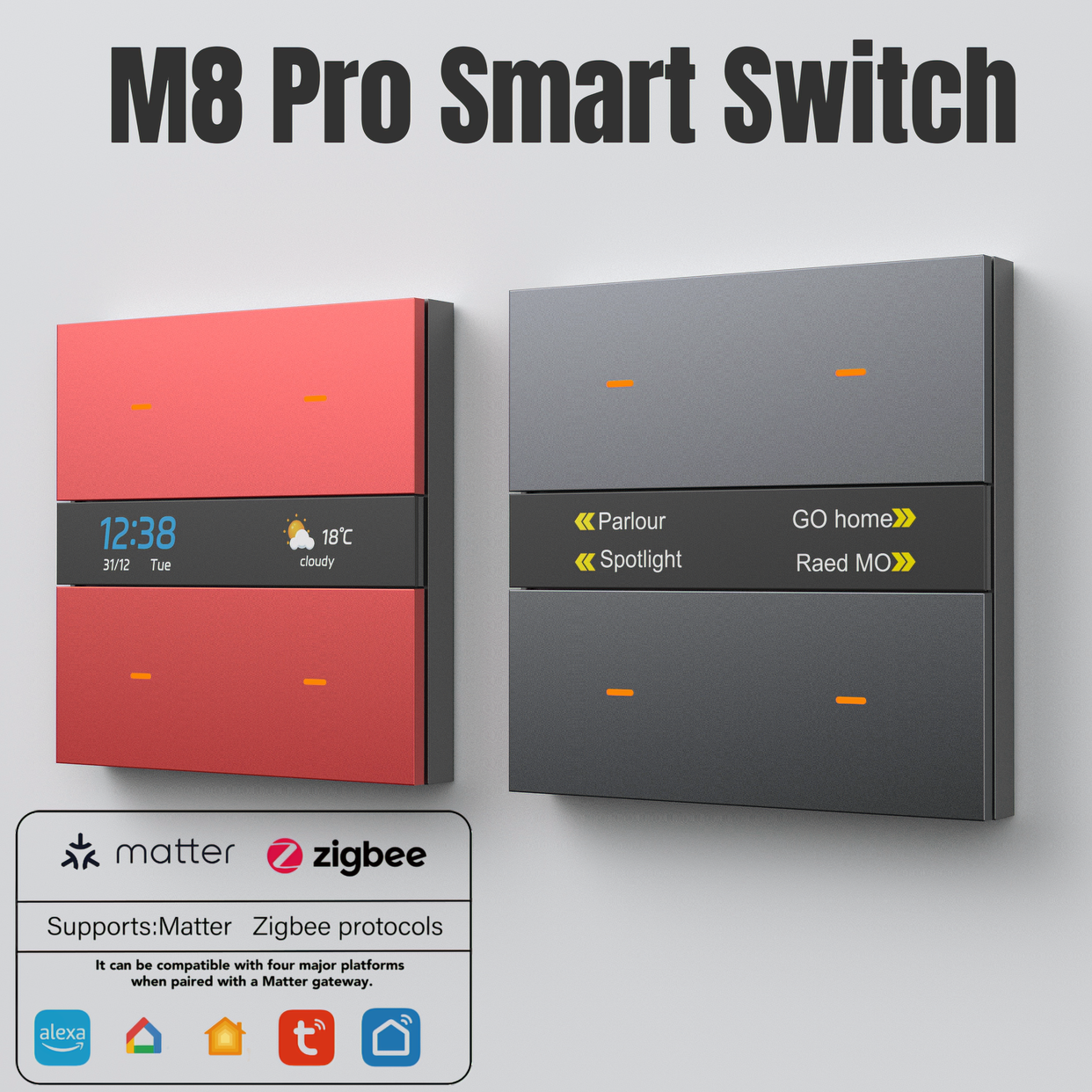 Smart Accessories - M8Pro Tuya Smart Switch & Zigbee