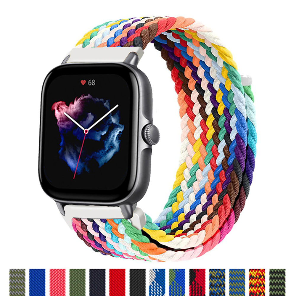 Solo Loop Strap - Nylon Watch Band For Amazfit GTS/4/2/2e/3/GTS2