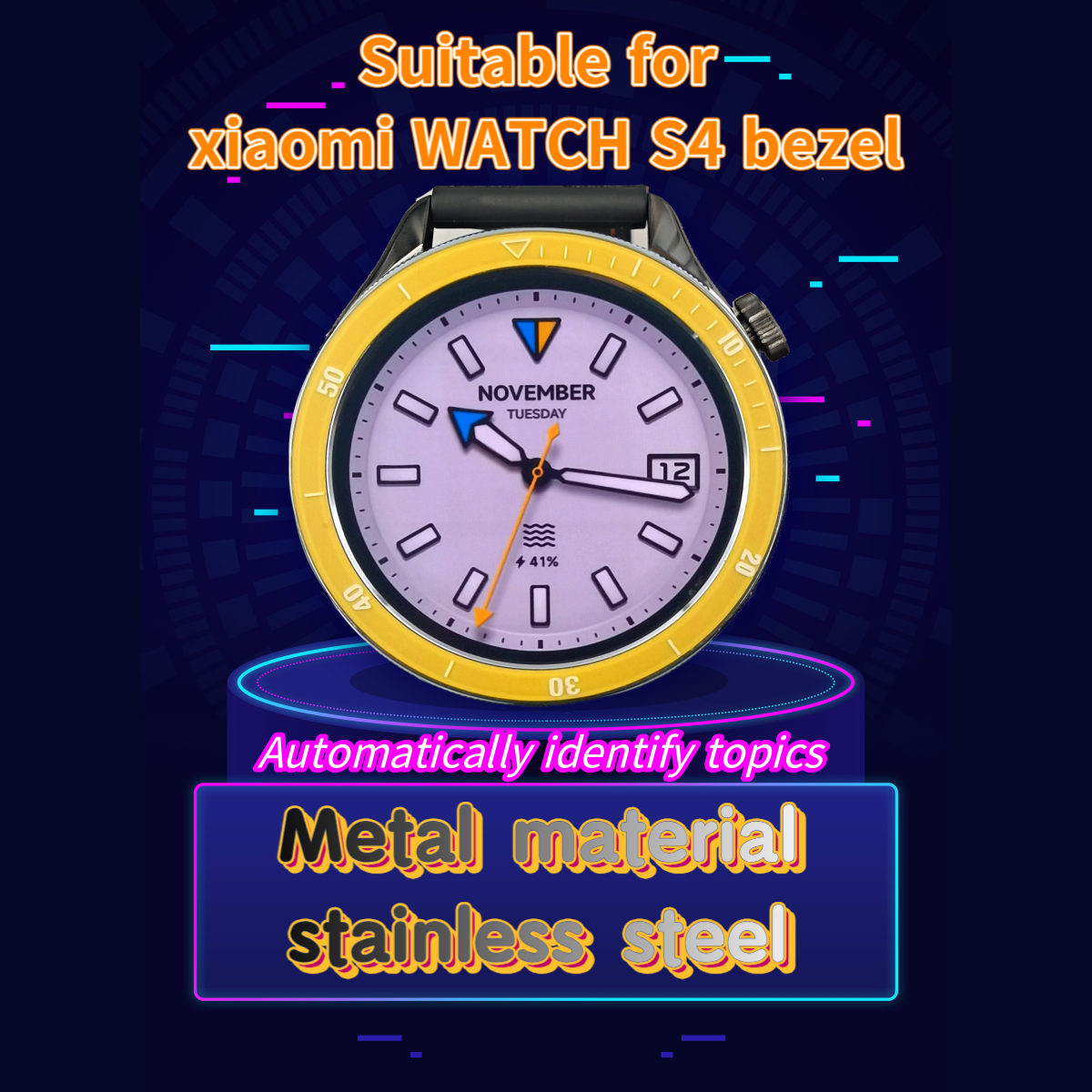 Xiaomi Smartwatch S3 Accessories - Suitable For Watch S4 Bezel Original
