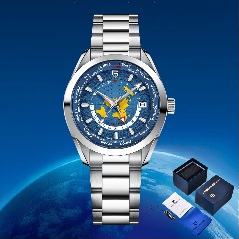 Accessories With Watch - PAGANI DESIGN 1788 Light Luxury Mechanical