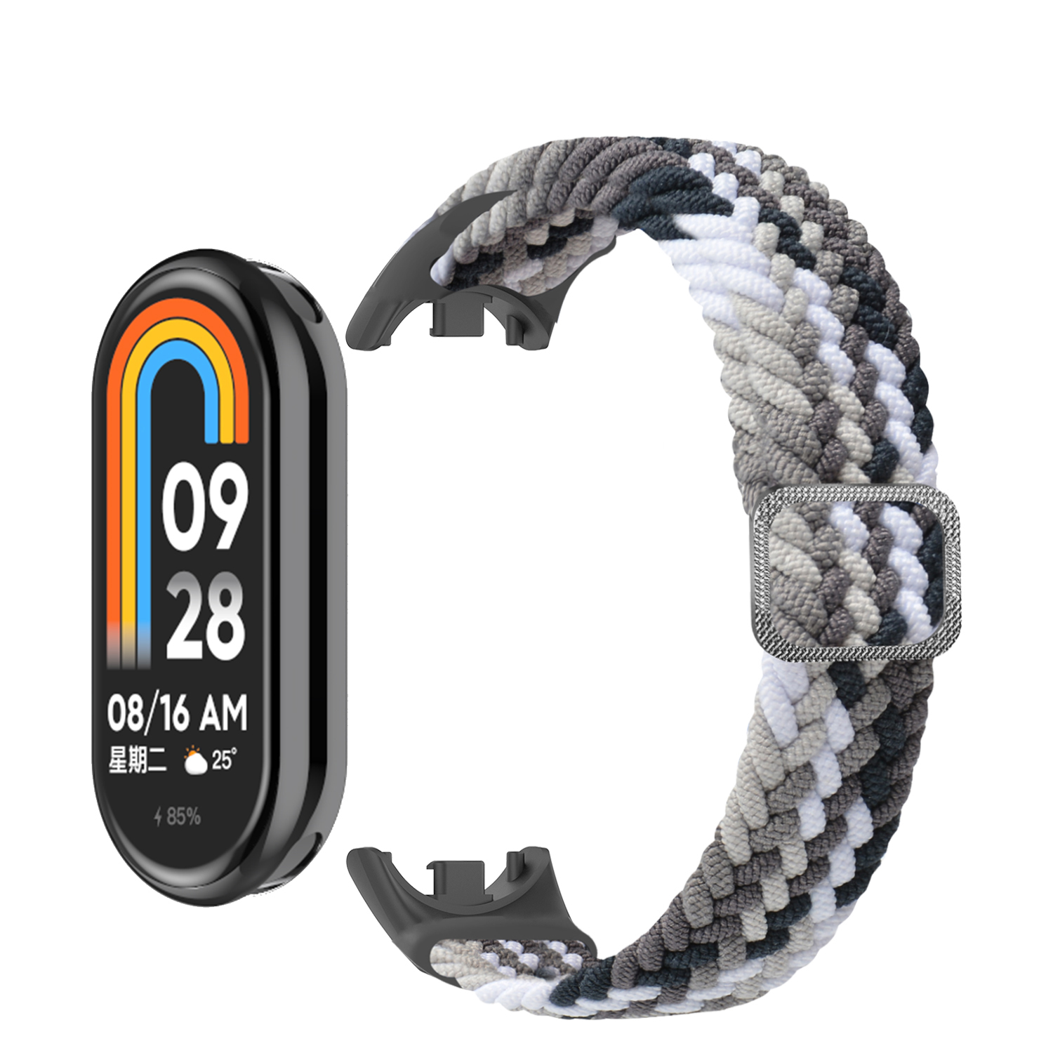 Bracelet for Mi band 10 9 8 7  – обзор и цена Solo Loop Strap