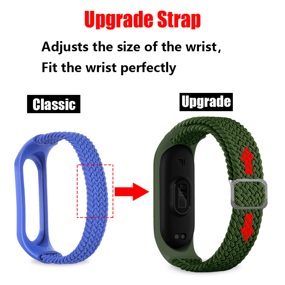 Bracelet for Mi band 10 9 8 7  – обзор и цена Solo Loop Strap