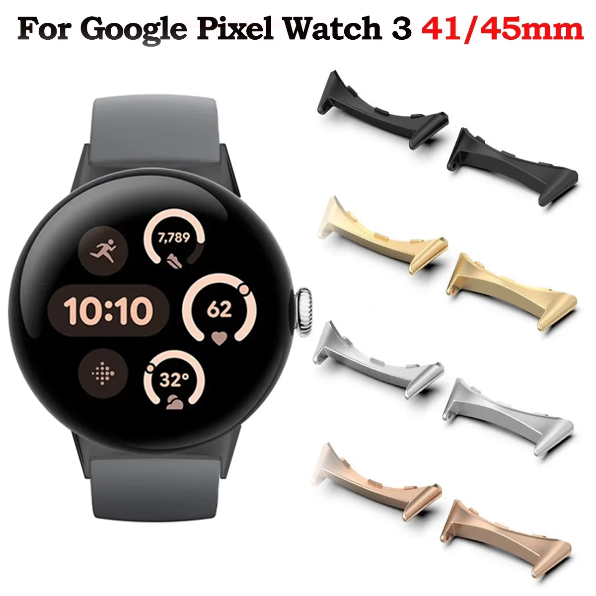2pcs Watch Strap Connector Ada – обзор и цена Smartwatch Straps & Accessories