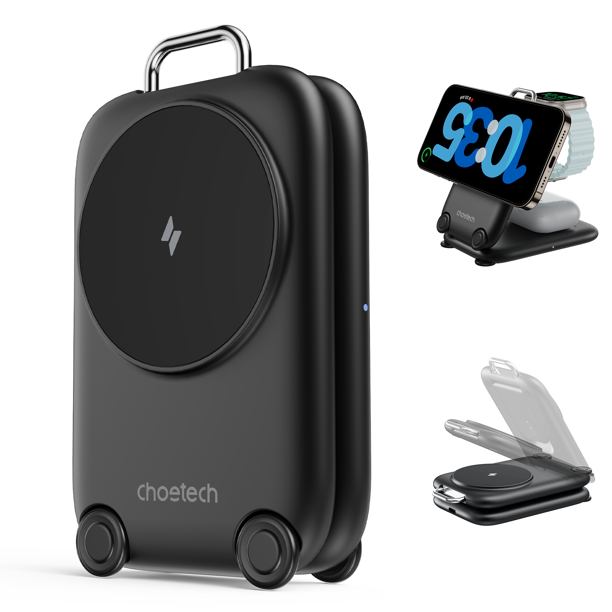 3-in-1  Travel Fast Charge Wir – обзор и цена Wireless Charger Watch