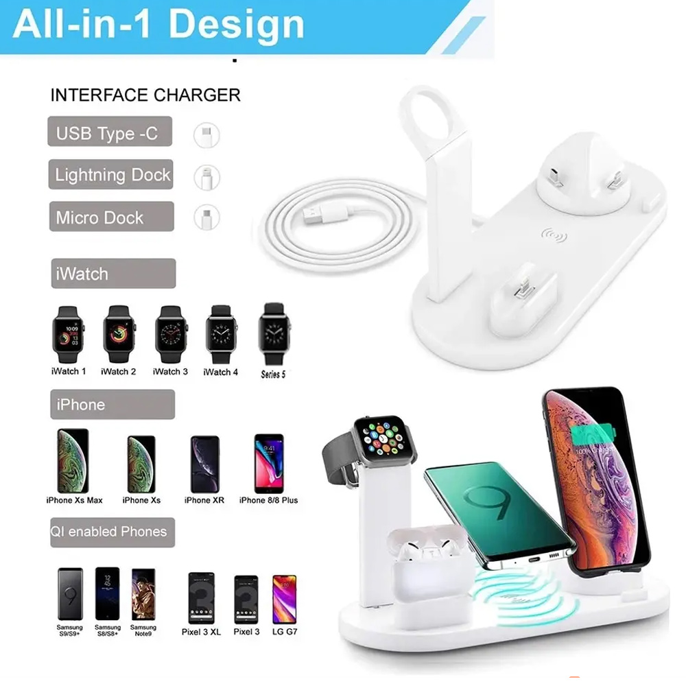 30W 7 in 1 Wireless Charger St – обзор и цена Wireless Charger Watch