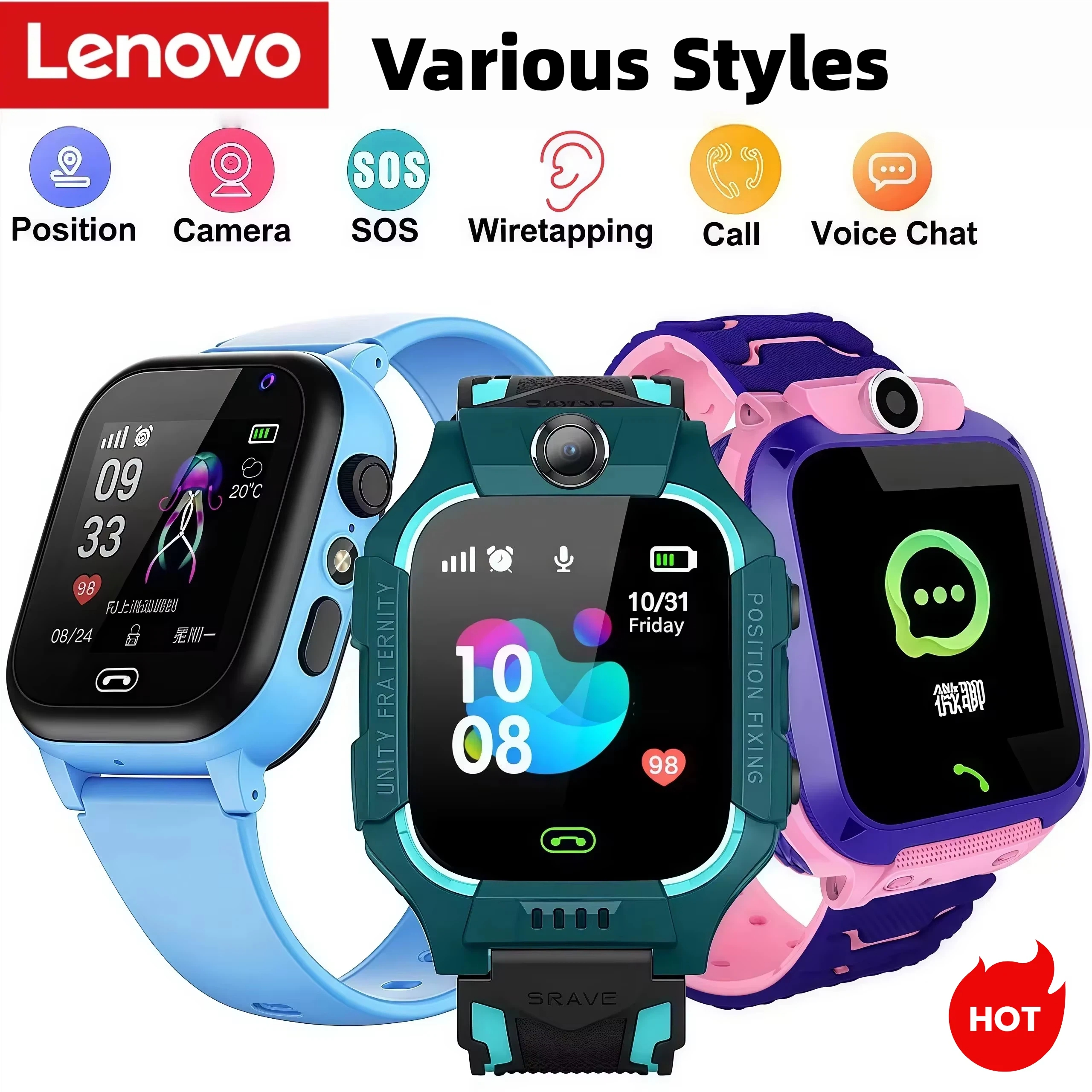 Lenovo Kids Smart Watch SOS GP – обзор и цена Smartwatch Id