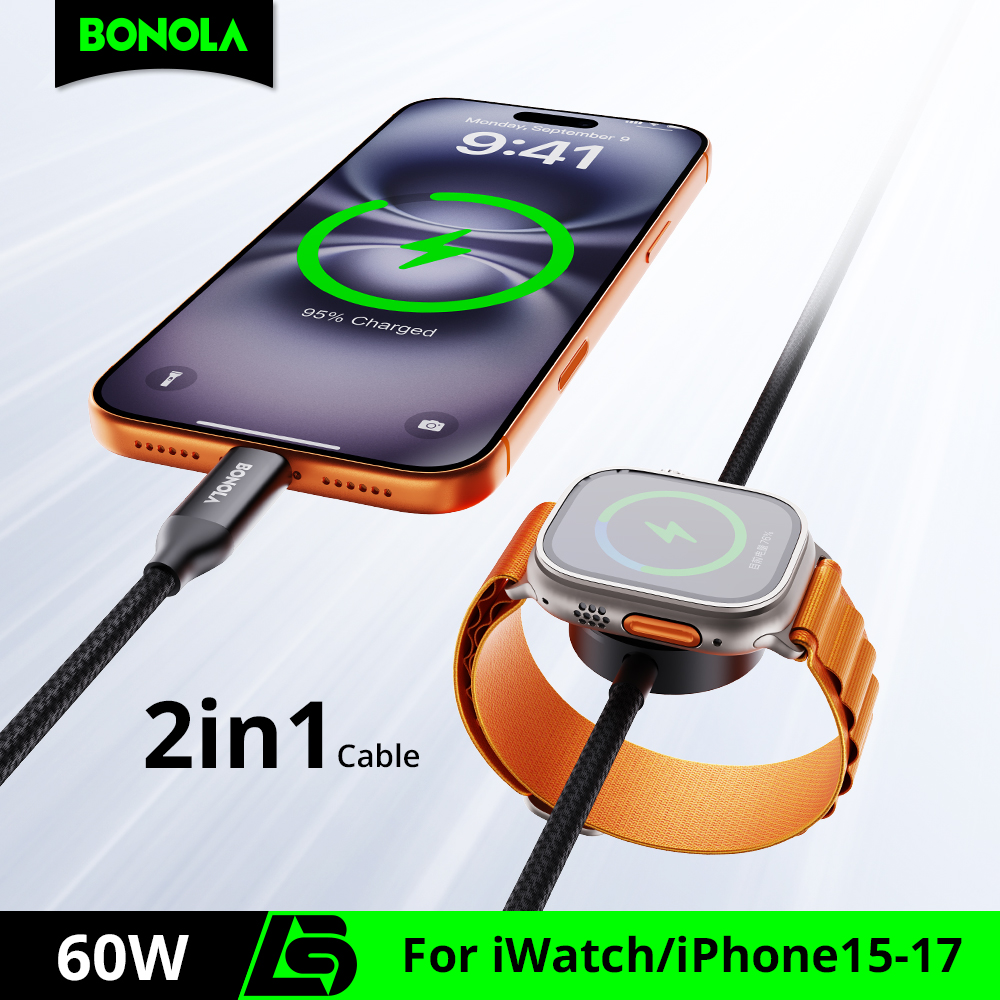 Bonola 2 in 1 Fast Watch Charg – обзор и цена Wireless Charger Watch