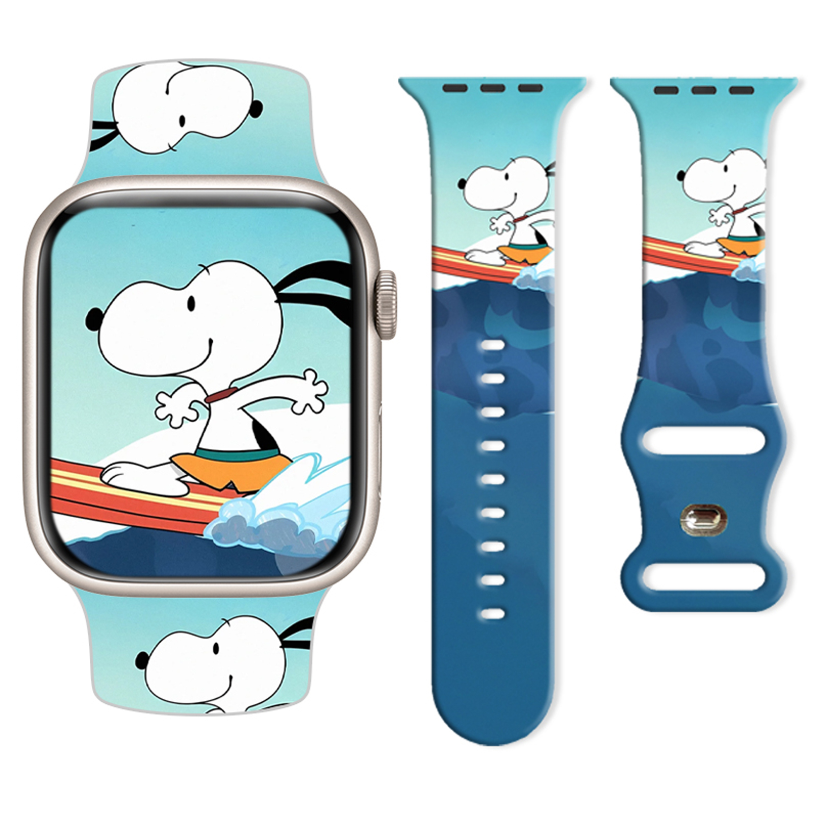Beach Snoopy Printed Strap for – обзор и цена Silicone Band Replacement