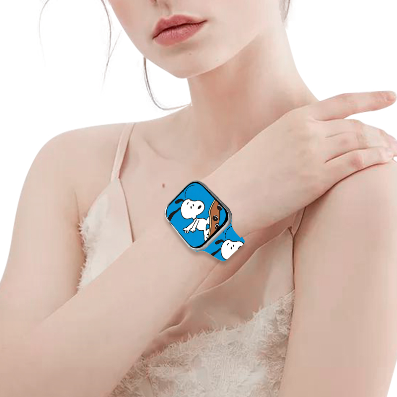 Beach Snoopy Printed Strap for – обзор и цена Silicone Band Replacement