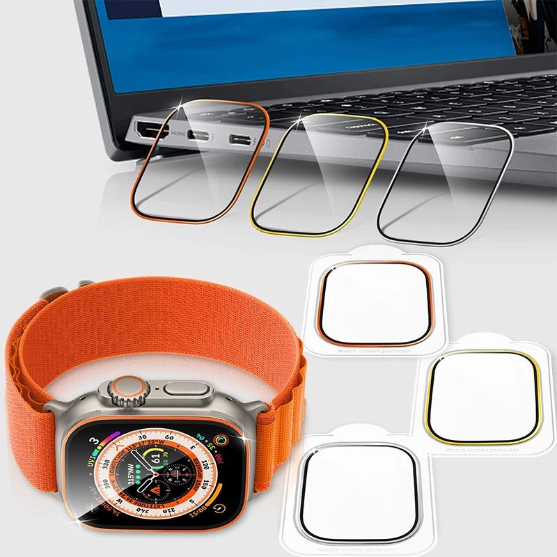 Tempered Glass for Apple Watch – обзор и цена Smartwatch Straps & Accessories