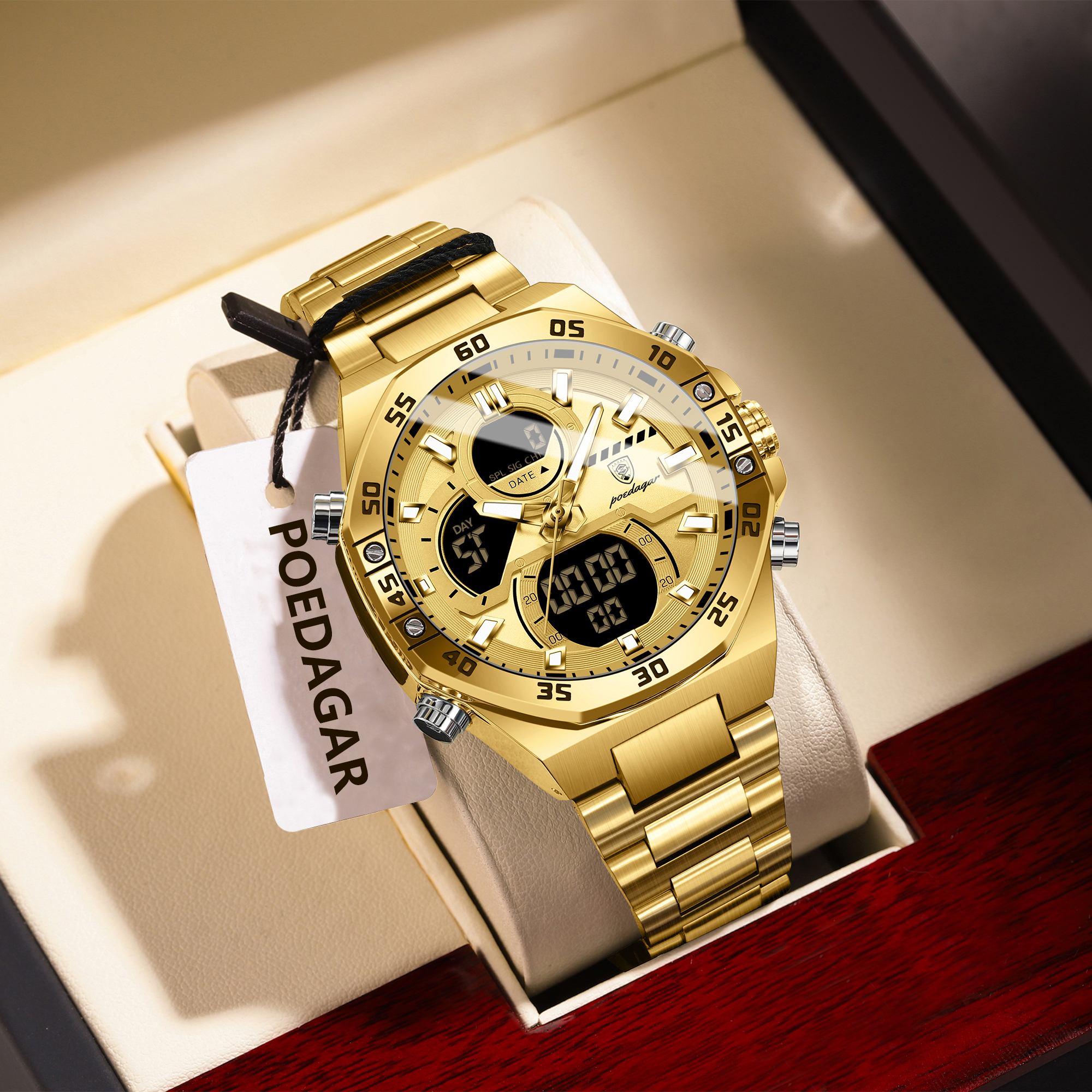 POEDAGAR Sport Men Watch LED W – обзор и цена Accessories With Watch