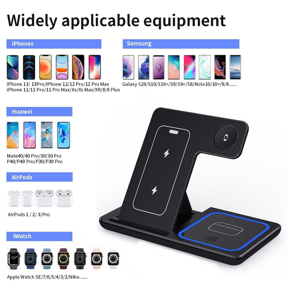 15W 3 in 1 Wireless Charger St – обзор и цена Wireless Charger Watch