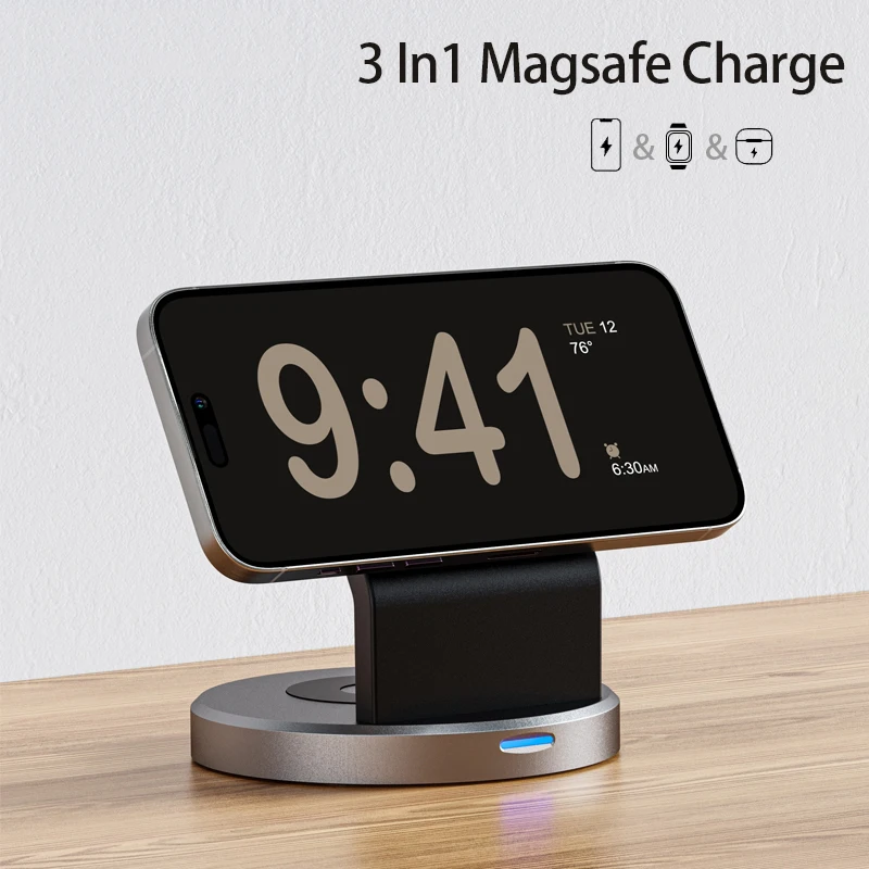 3 In 1 Magnetic Wireless Charg – обзор и цена Wireless Charger Watch