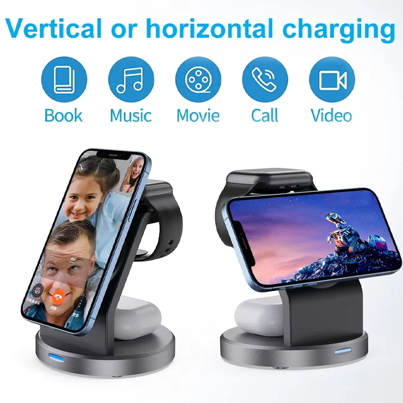 3 In 1 Magnetic Wireless Charg – обзор и цена Wireless Charger Watch