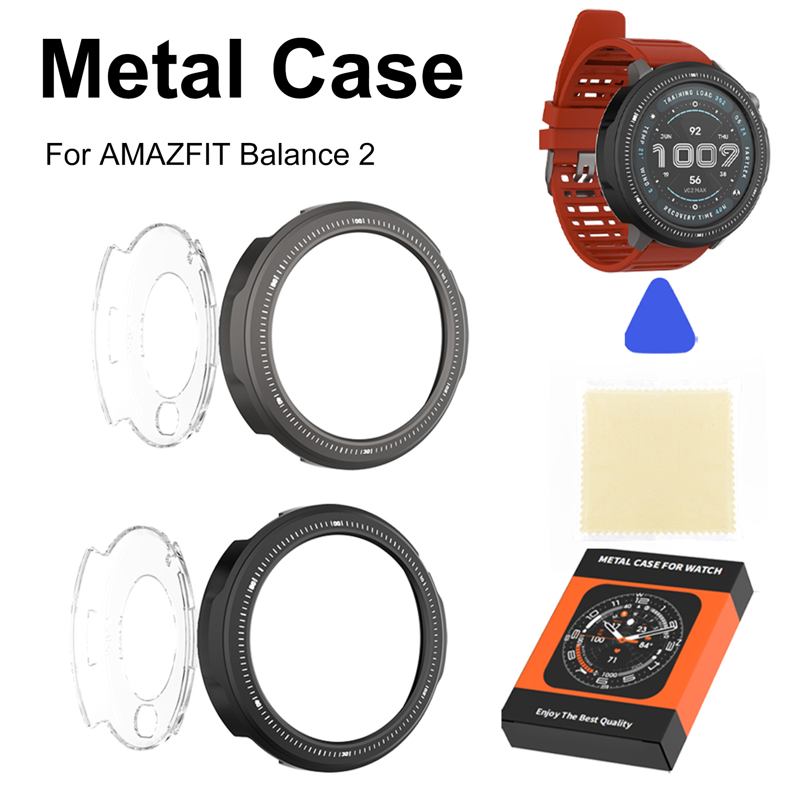 Metal Frame Case Hollow Protec – обзор и цена Amazfit Smartwatch Accessories