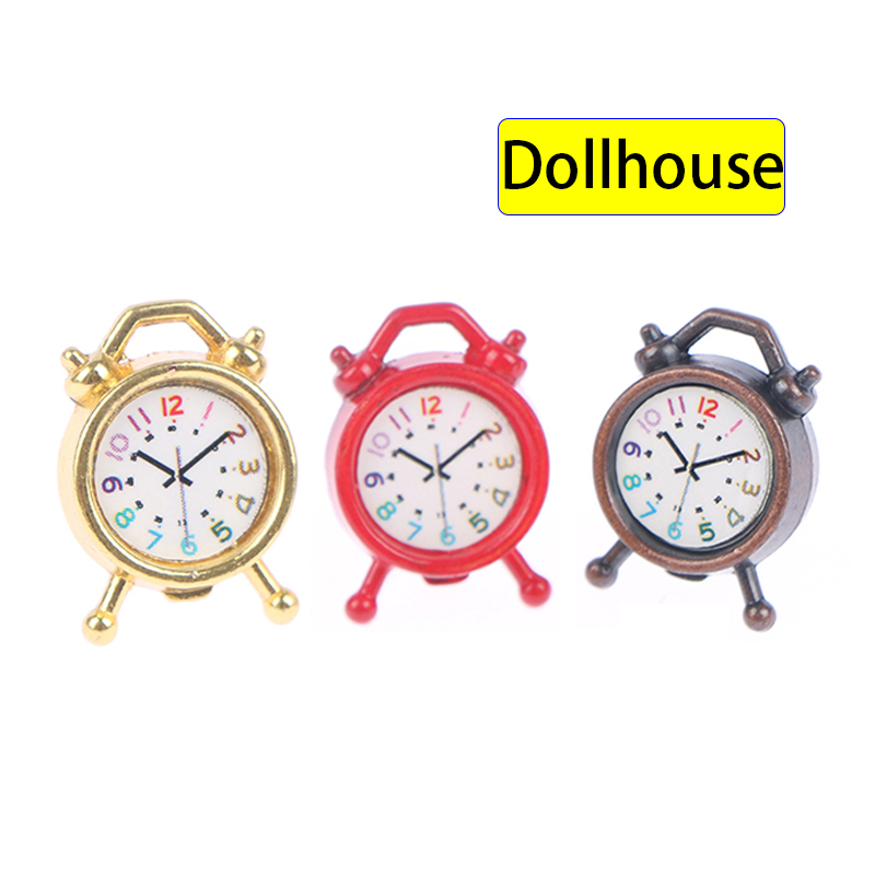 1PC 1:12 Scale Alarm Clock Dol – обзор и цена Accessories With Watch