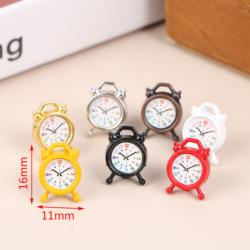1PC 1:12 Scale Alarm Clock Dol – обзор и цена Accessories With Watch