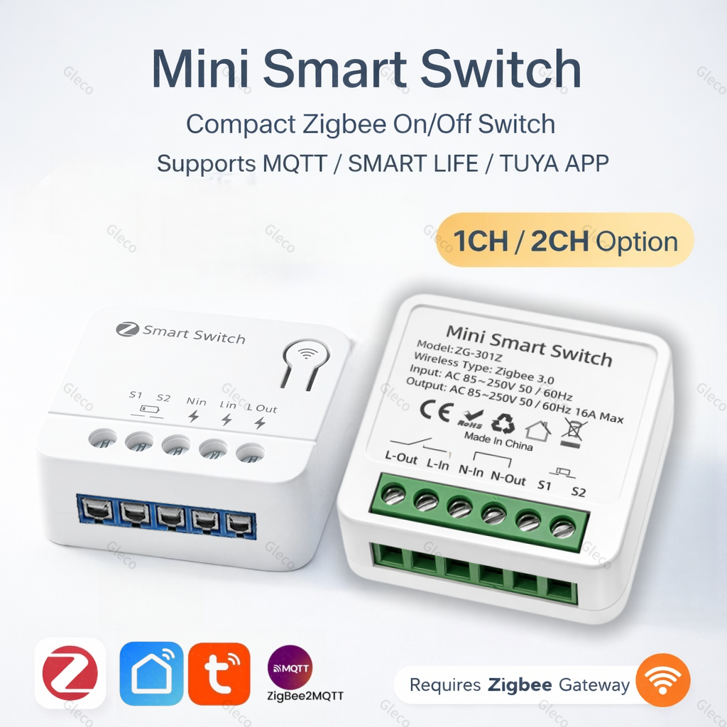 Zigbee TUYA 1/2Gang Mini Smart – обзор и цена Smart Accessories