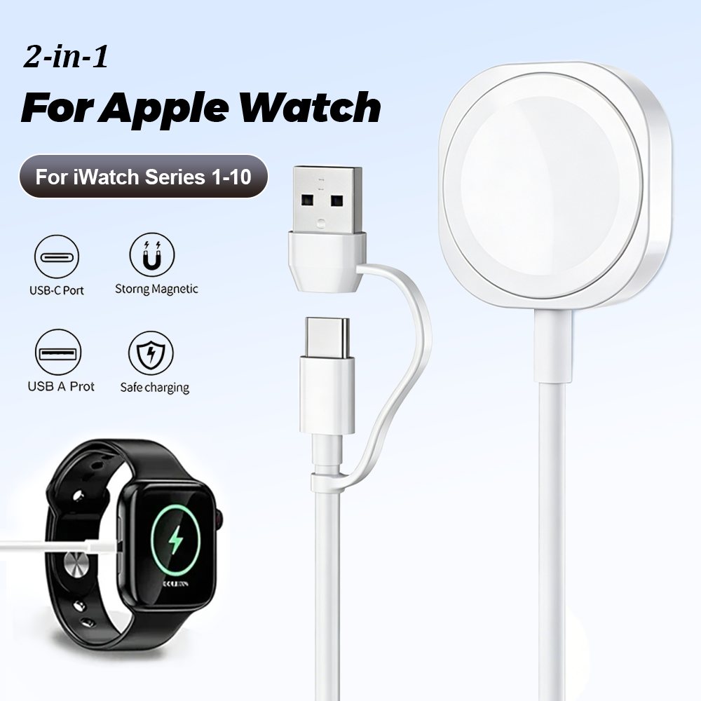2 in 1 Magnetic Wireless USB A – обзор и цена Wireless Charger Watch