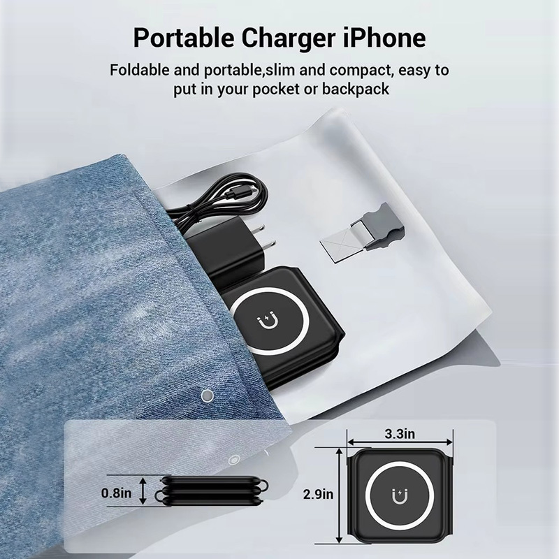 3-in-1 Magnetic Folding Wirele – обзор и цена Wireless Charger Watch