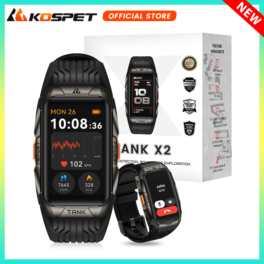 KOSPET TANK X2 Smart Watch For – обзор и цена Smartwatch X2