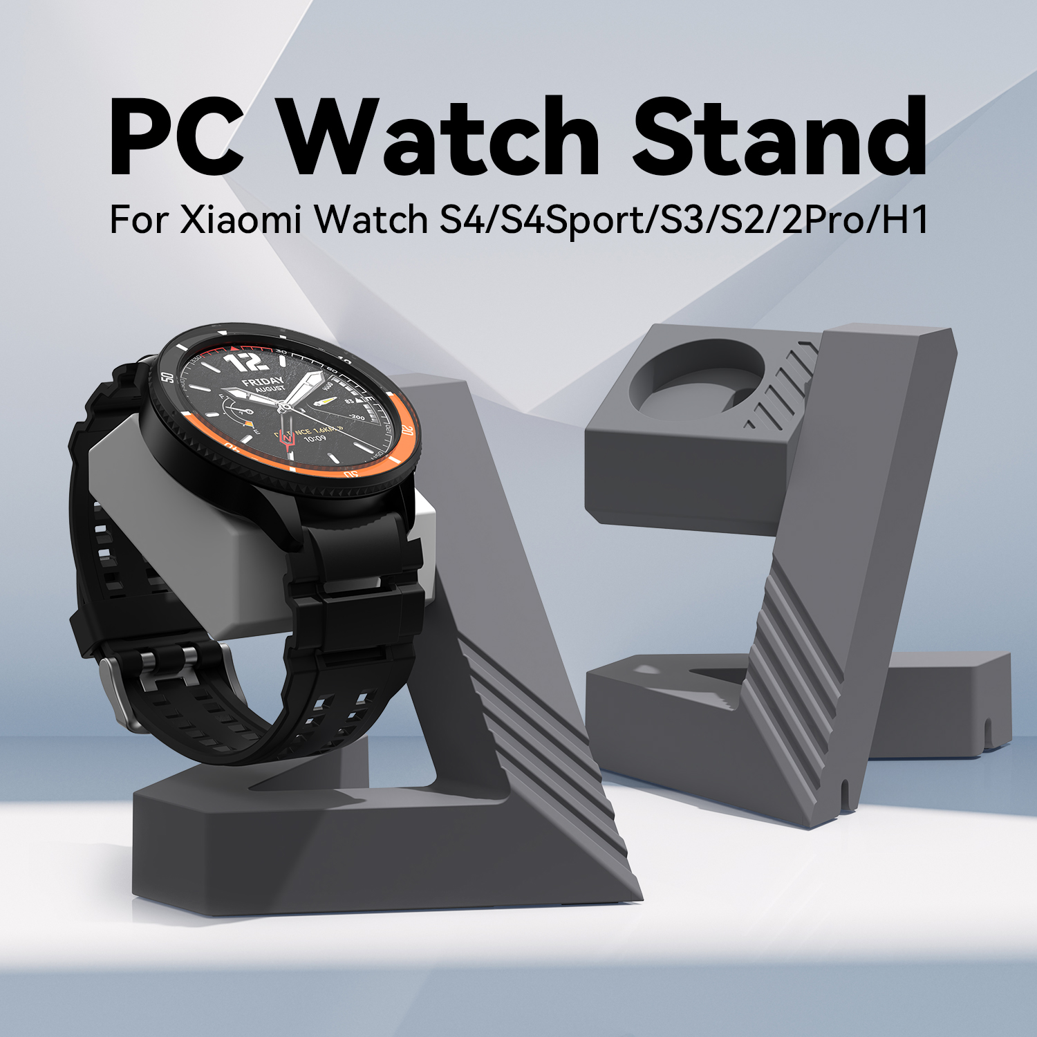 PC Geometric watch stand Dock  – обзор и цена Xiaomi Smartwatch S3 Accessories