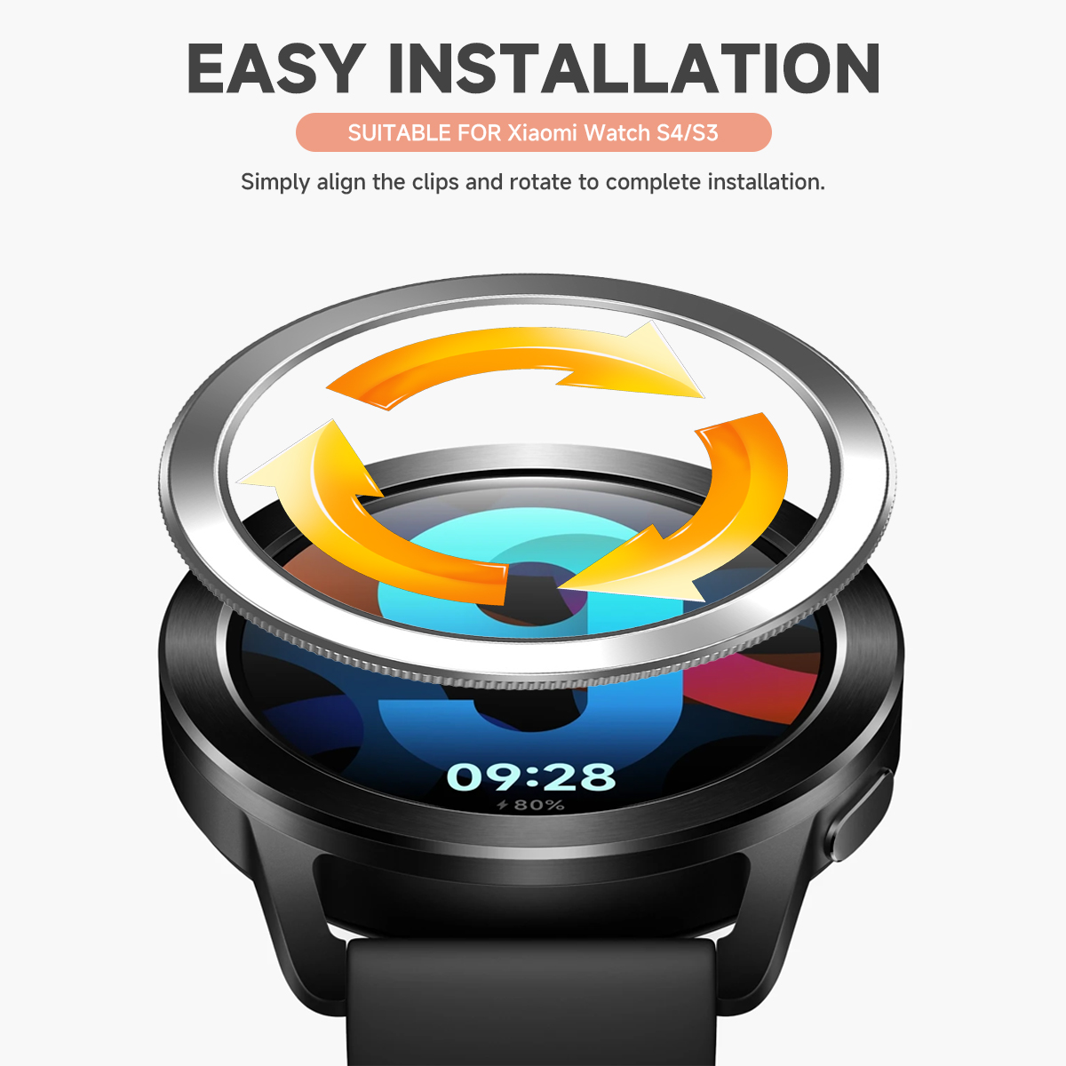 Minimalist PC Bezel For Xiaomi – обзор и цена Xiaomi Smartwatch S3 Accessories
