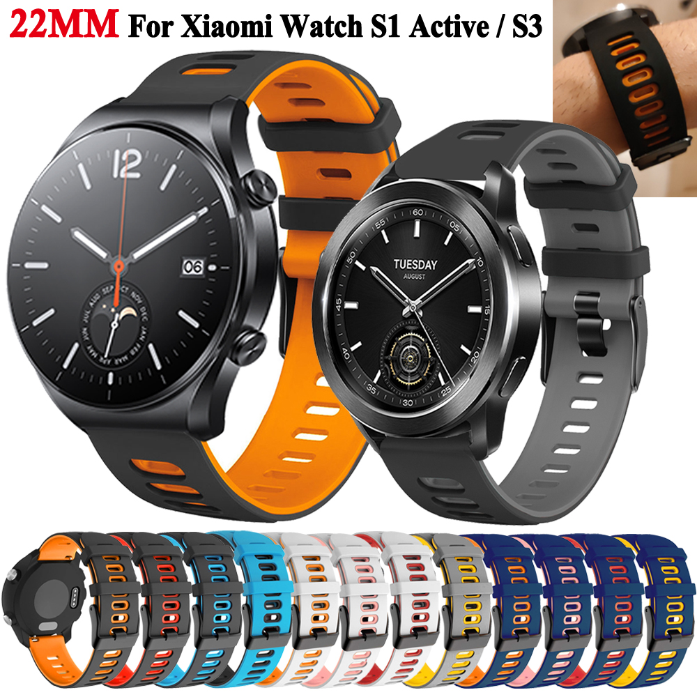 22mm Soft Silicone Watchband F – обзор и цена Xiaomi Smartwatch S3 Accessories