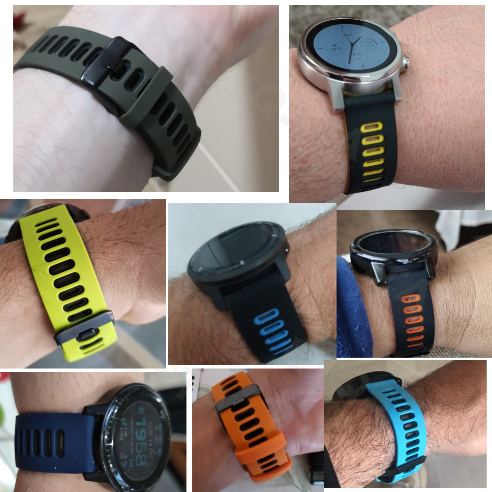 22mm Soft Silicone Watchband F – обзор и цена Xiaomi Smartwatch S3 Accessories