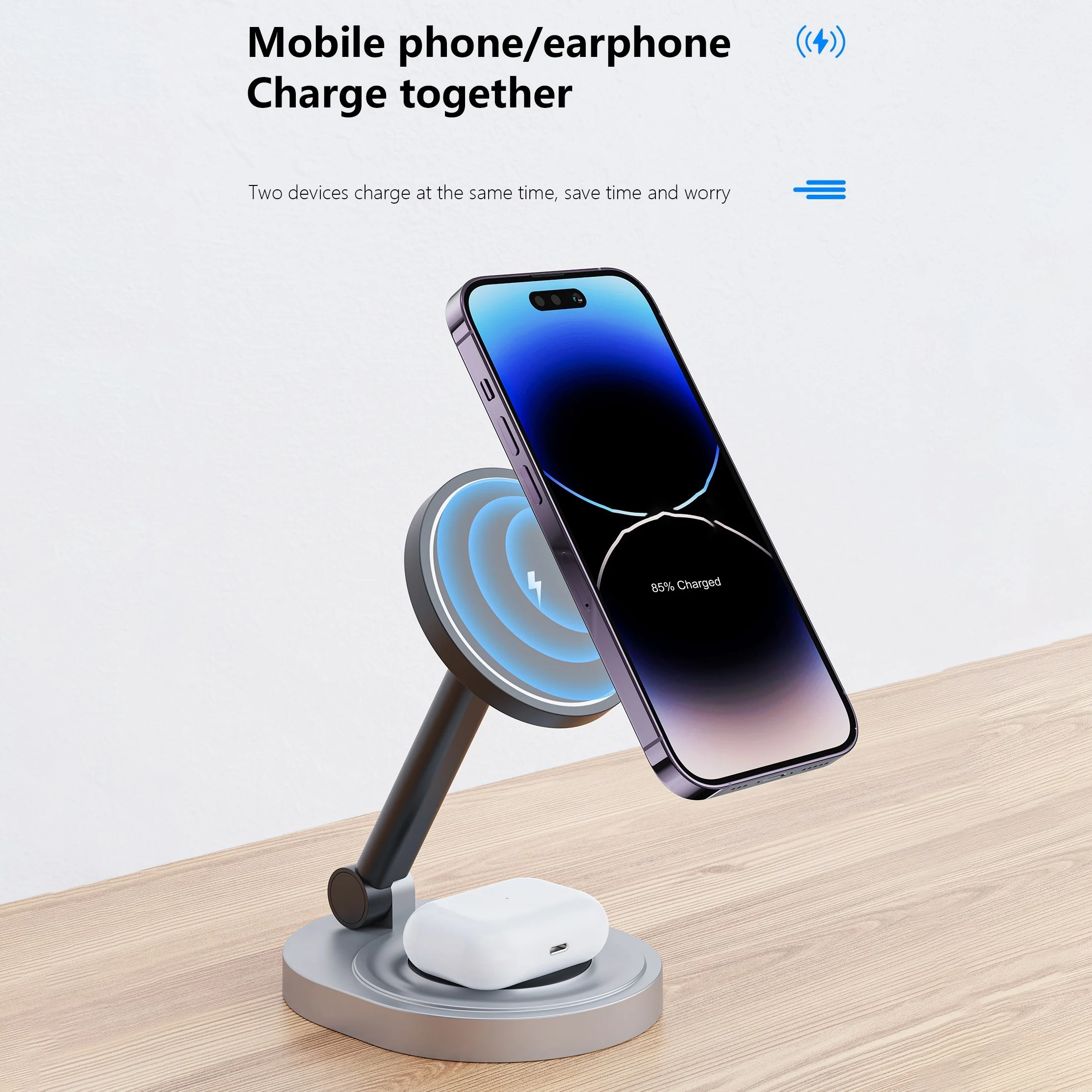 2 In 1 Magnetic Wireless Charg – обзор и цена Wireless Charger Watch