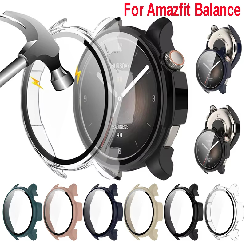 Tempered Glass Case For Amazfi – обзор и цена Amazfit Smartwatch Accessories