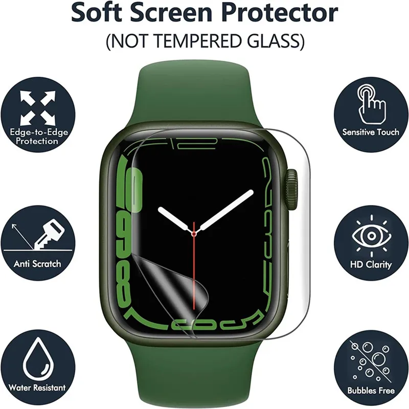 3PCS Hydrogel Film for Apple W – обзор и цена Watch Case Bumper