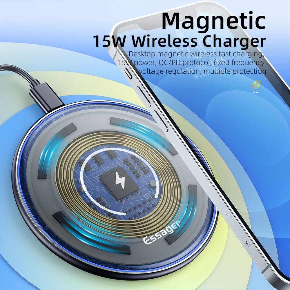 Essager 15W Fast Wireless Char – обзор и цена Wireless Charger Watch