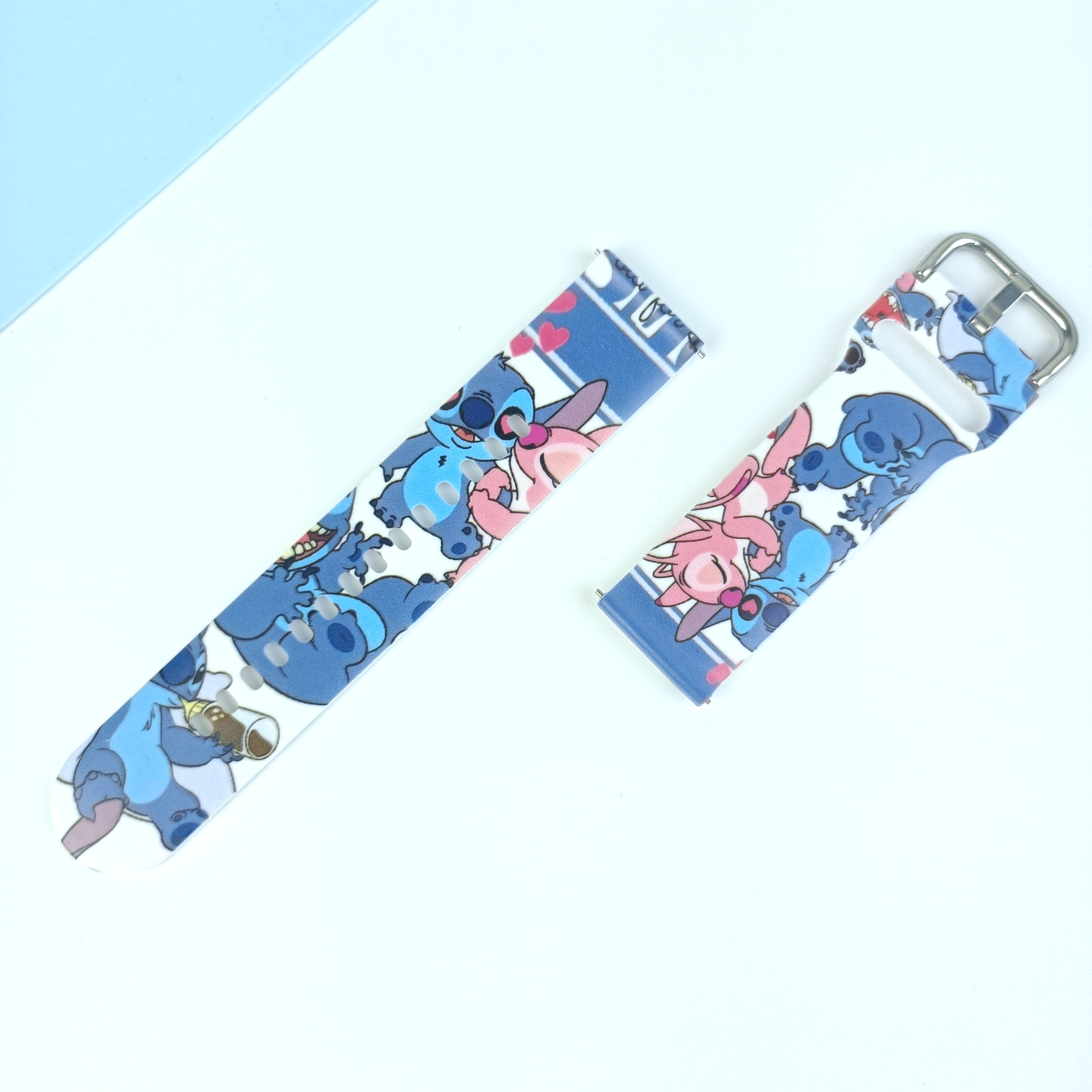 Disney 20mm Stitch 1 Printed S – обзор и цена Silicone Band Replacement