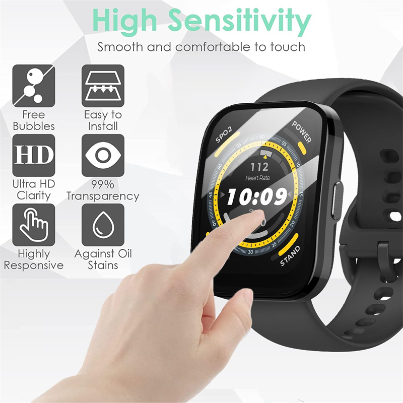 1-5Pcs Screen Protector For Am – обзор и цена Amazfit Smartwatch Accessories