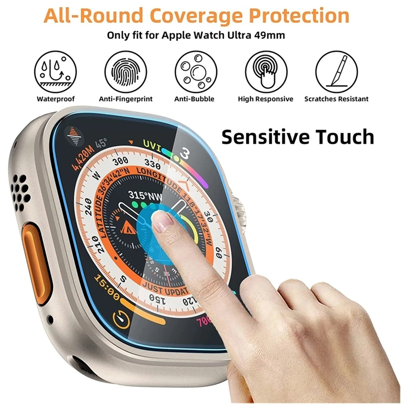 Tempered Glass for Apple Watch – обзор и цена Watch Case Bumper